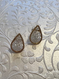 N Del collection drop /oval  earrings