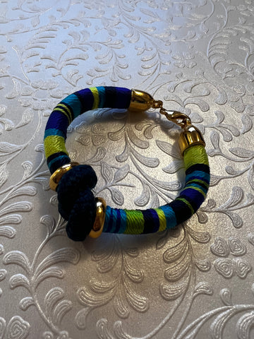 N Multicolor thick bracelet